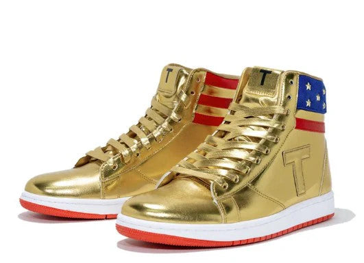 Trump Gold Sneakers – Limited Edition Collector's Shoe