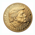 Trump Bitcoin Gold Coin