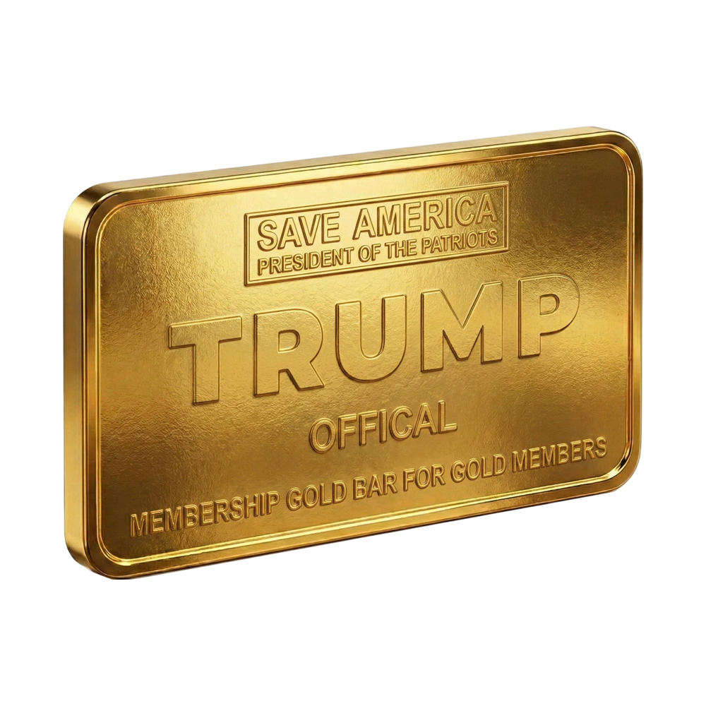Trump Official Membership Gold Bar